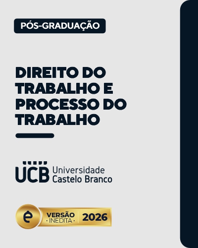 P�s-gradua��o Direito Trabalho e Processo do Trabalho
